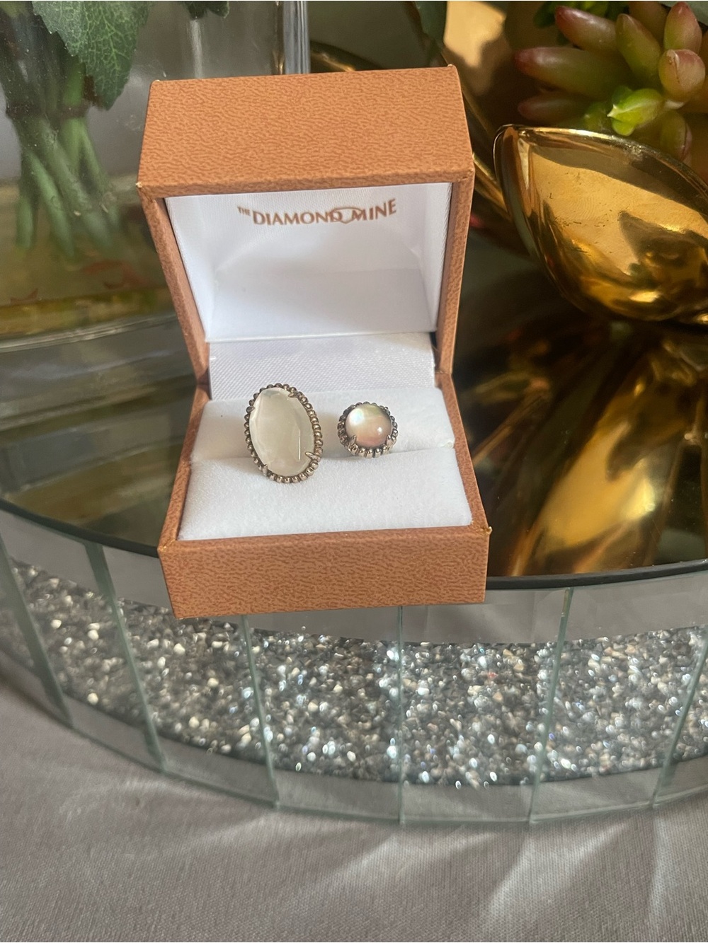 Two stone ring